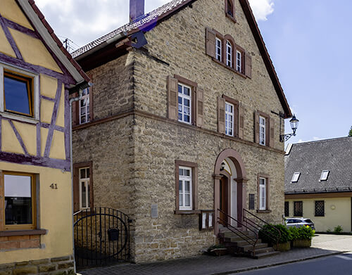 Aussenansicht ehemalige Synagoge Sennfeld